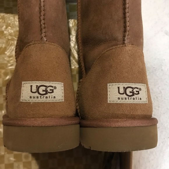 Y2K New UGG Original 5815 W Classic Tall Boots Women’s Size 9 Chestnut Tan Brown - Picture 6 of 12